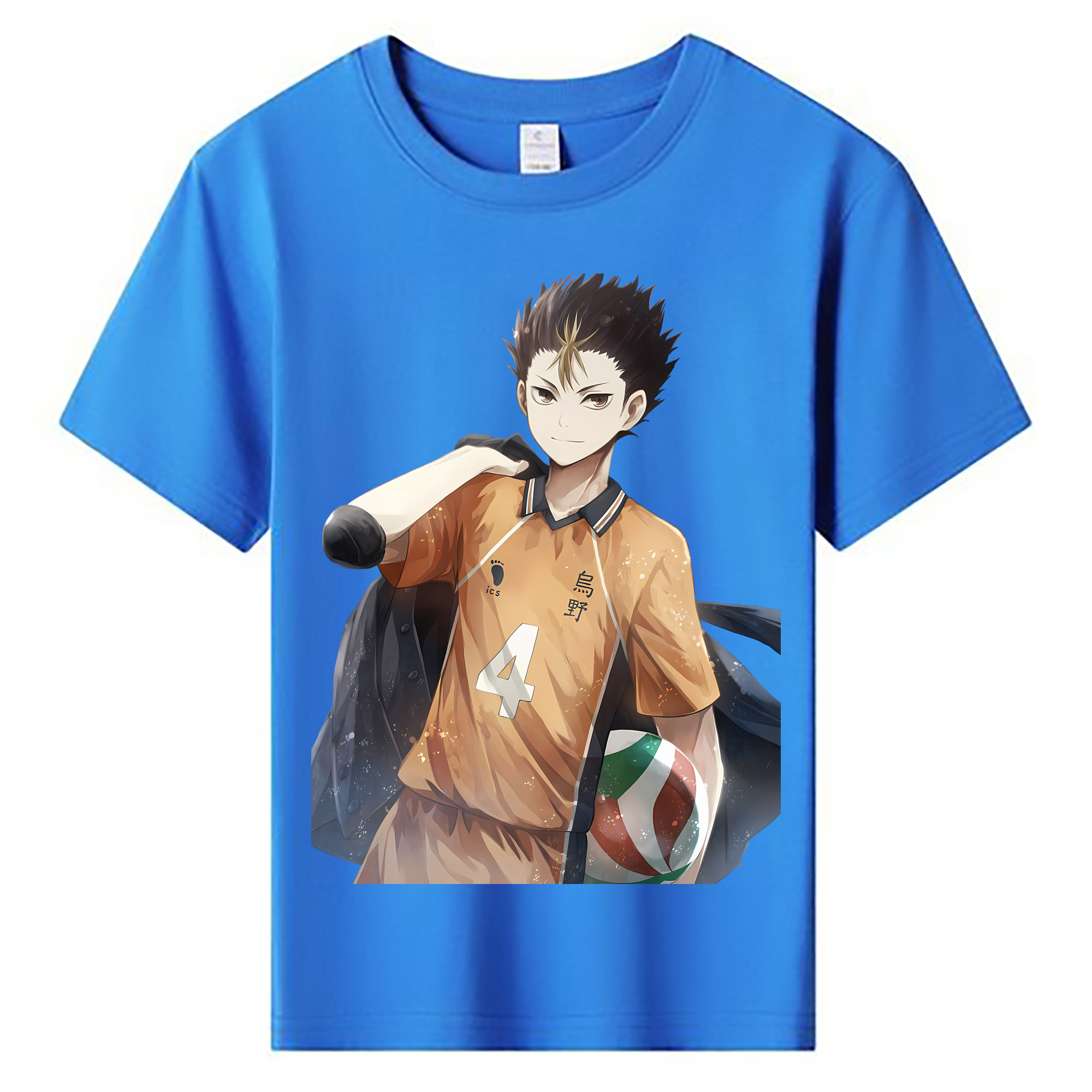 （画像用） ハイキュー!! Haikyu!! 綿100％キッズTシャツ（フロントプリント）